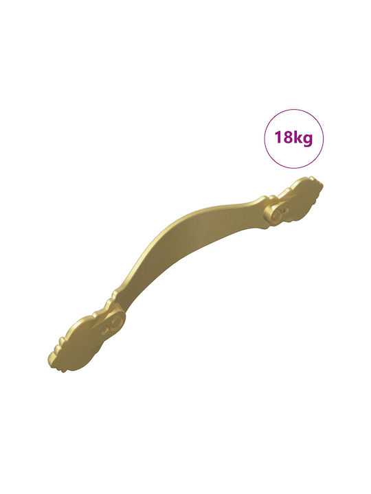 vidaXL Handle Furniture made of Metallic Gold 864721 1pcs