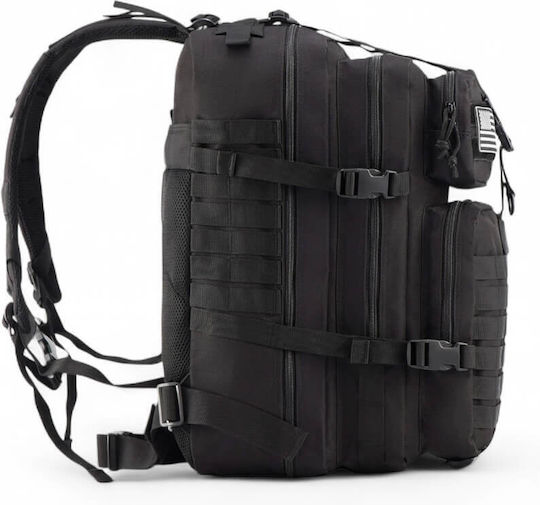 Playful Bags Στρατιωτικό Σακίδιο Πλάτης Μαύρο 45lt
