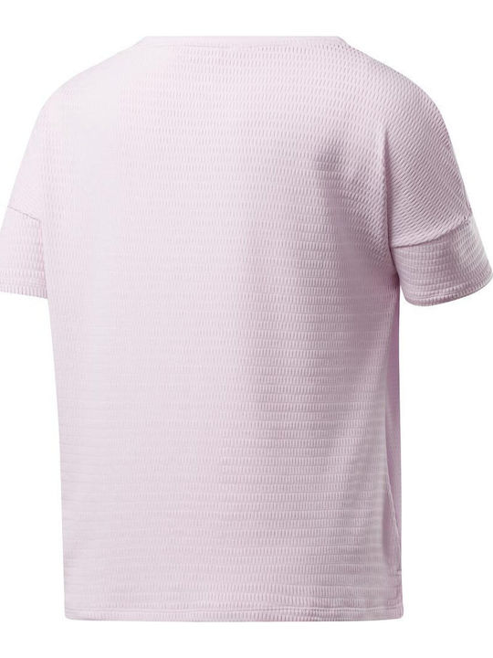 Perforated Γυναικείο T-shirt Ροζ