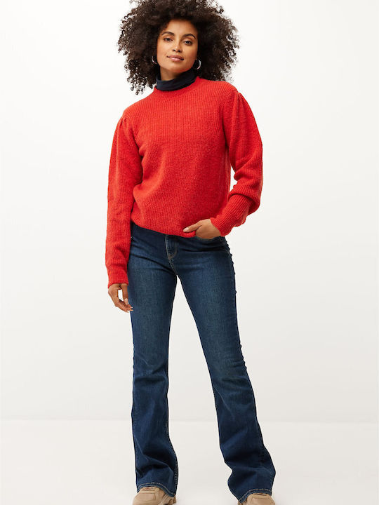 Women's Long Sleeve Sweater Orange