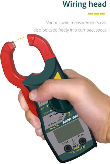 Clamp Meter Digital 600A AC AK-87N