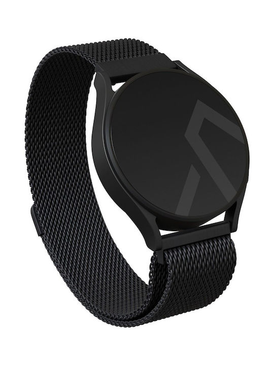 Burga Metall Mesh Universelles Tragbare Bänder 22 Mm Schwarz Burga Metall Mesh Universelles Tragbare Bänder 22 Mm Schwarz