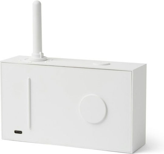 Lexon Tykho 3 Портативен Радиоприемник Акумулаторен с Bluetooth Бял
