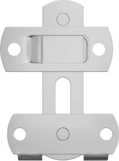 Μεταλλικός Κλειδαριάς Πόρτας 2 Pcs Ασημί 70 X 8 Mm Ατσάλι 864752 Ασήμι