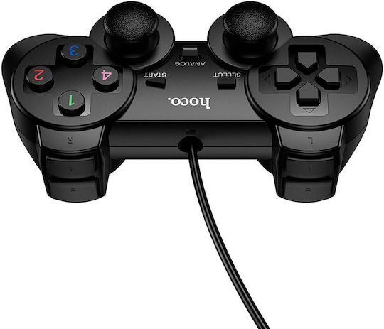 Hoco Fast Link GA3 Ενσύρματο Gamepad για PC Μαύρο