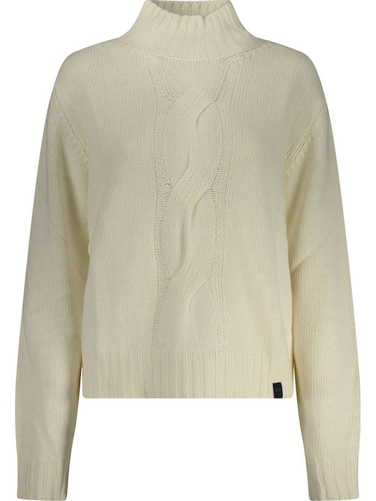 Women's Sweater Woolen White