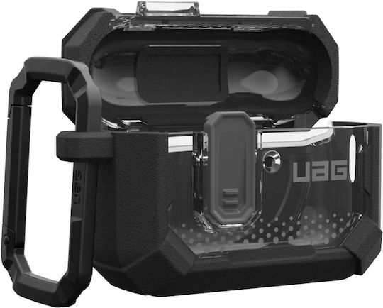 UAG Plasma Θήκη Πλαστική / Σιλικόνης με Γάντζο σε Μαύρο χρώμα για Apple AirPods Pro 3