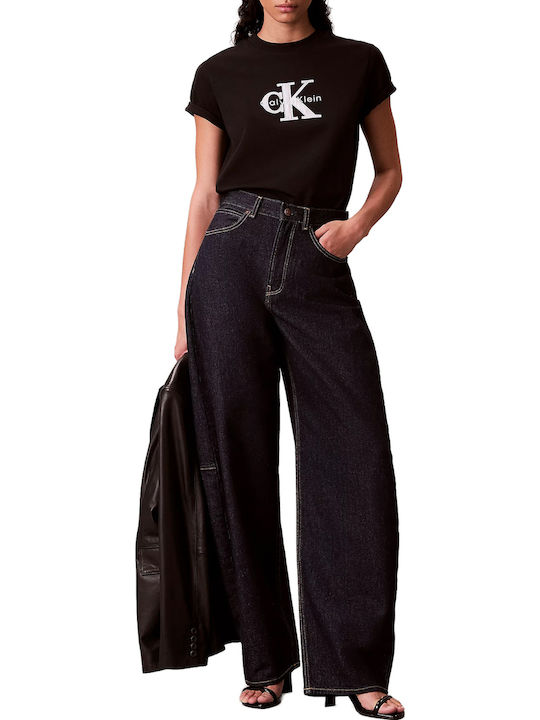 Γυναικείο Crop T-shirt Μαύρο