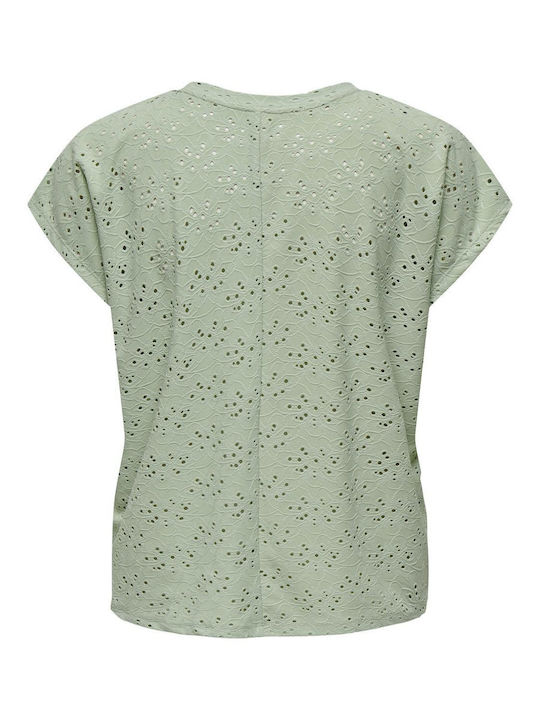 Milla Women's Blouse Short Sleeve Harbor Gray