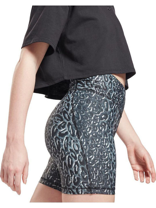 Studio Γυναικείο Αθλητικό Crop Top Κοντομάνικο Μαύρο