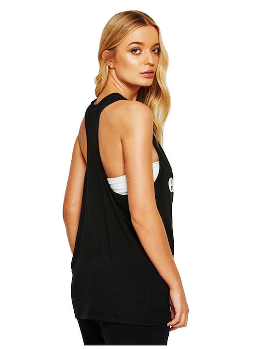Abigaille Women's Blouse Cotton Sleeveless Black