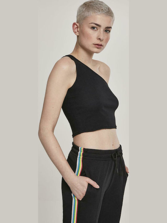 Γυναικείο Αθλητικό Crop Top Black