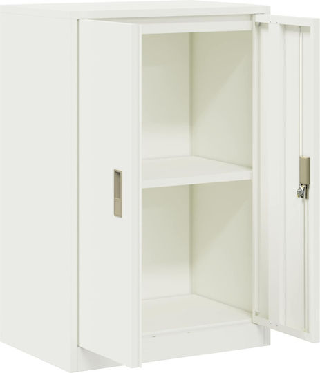 Ντουλάπι Γραφείου Μεταλλικό Λευκό 60x40x90cm