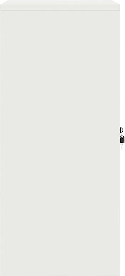 Ντουλάπι Γραφείου Μεταλλικό Λευκό 60x40x90cm
