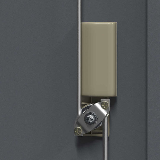 Dulap Cabinet De Birou Metalic Antracit 60x40x90cm