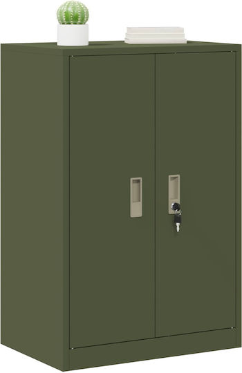 Ντουλάπι Γραφείου Μεταλλικό Πράσινη 60x40x90cm