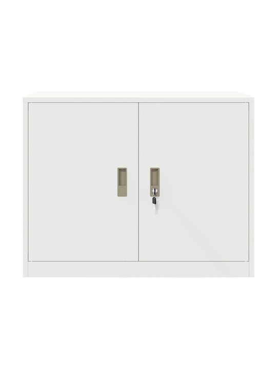 Kabinett Büro White 90x40x70cm