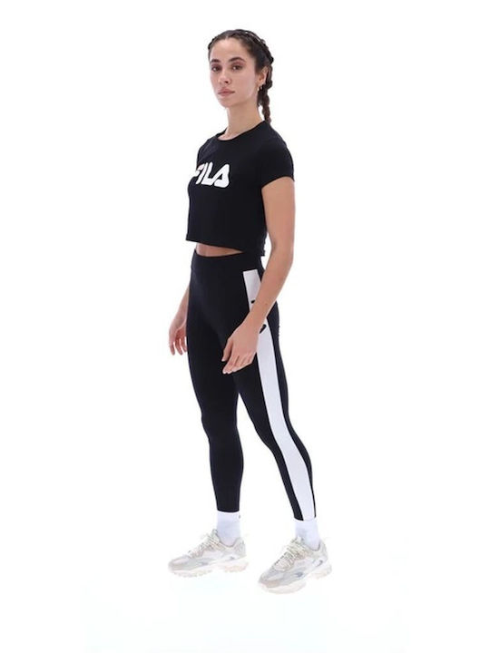 Eden Γυναικείο Crop T-shirt Black