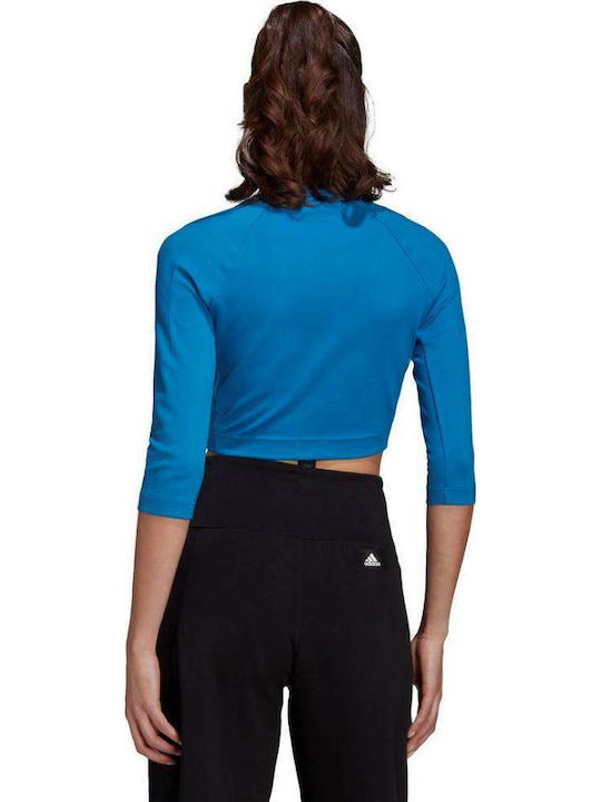 adidas Mission Victory Women's Blouse Bright Blue
