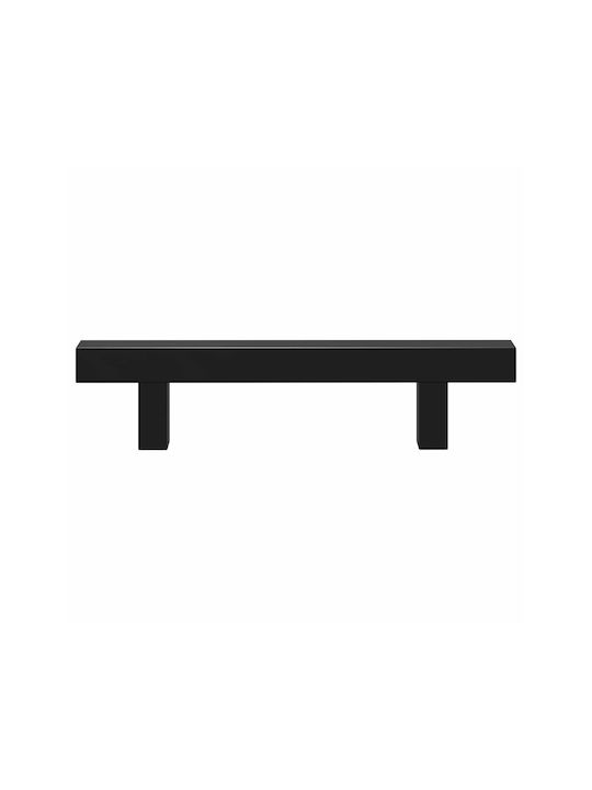 vidaXL Knob Furniture made of Metallic Black 864724 1pcs