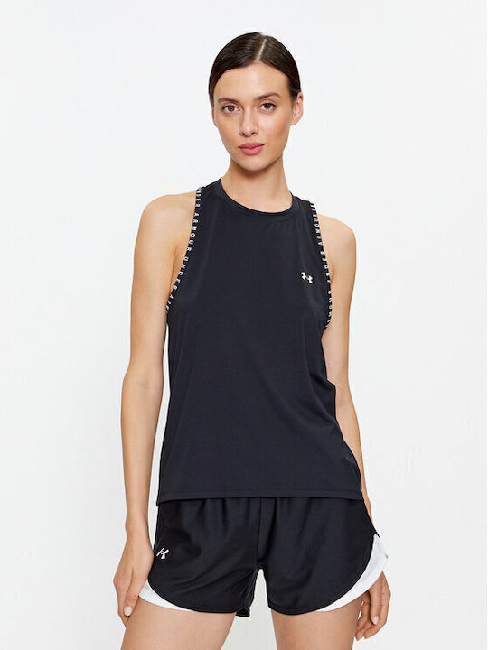 Knockout Novelty Women's Athletic Blouse Sleeveless Black.