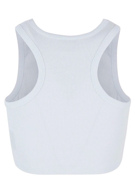 Women's Blouse Cotton Sleeveless White