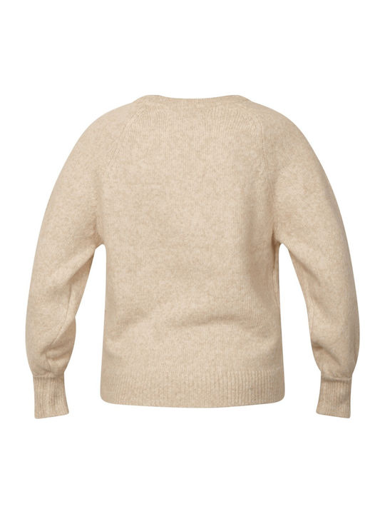 Life Damen Langarm Pullover Beige