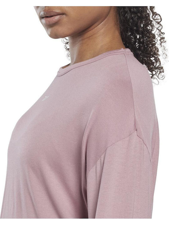 Activchill Γυναικείο Crop Top Μακρυμάνικο Infused Lilac