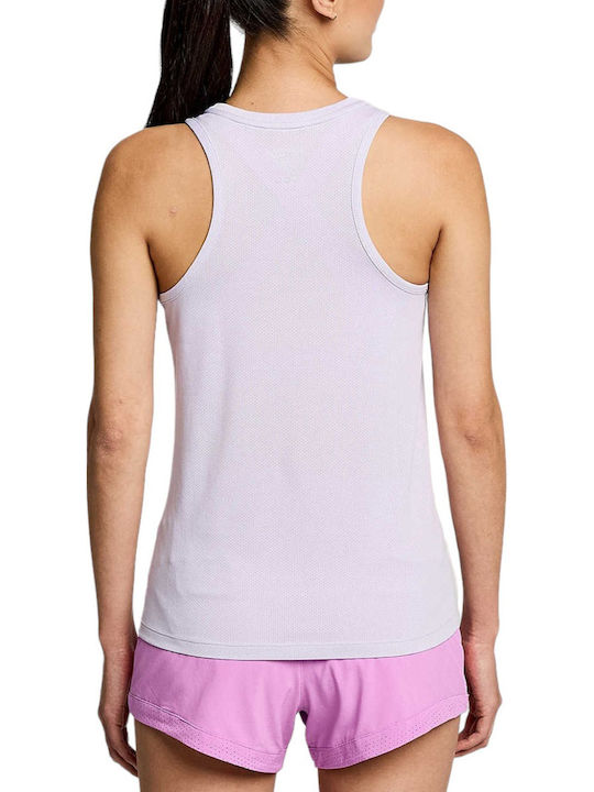 Saucony Stopwatch Singlet Μπλούζα Λιλά