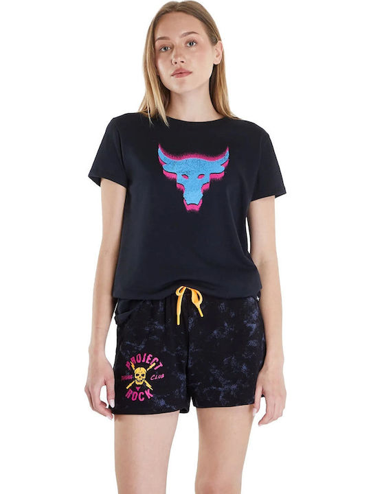 Core Women's Athletic Blouse Short Sleeve Black