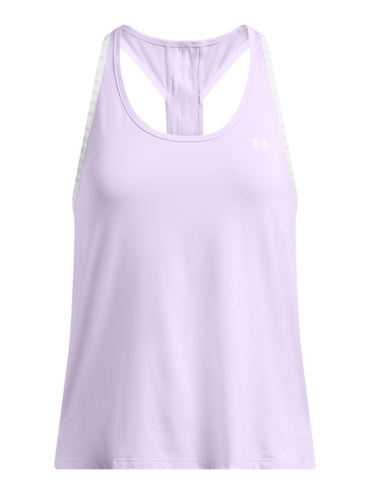 Knockout Damen Sport Top Ärmellos Flieder
