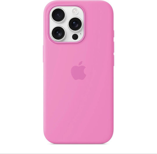 Apple Silicone Case Back Cover Silicone Pink (iPhone 16 Pro Max)