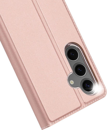 Dux Ducis Wallet Case Skin Pro Samsung S24 Fe Rose