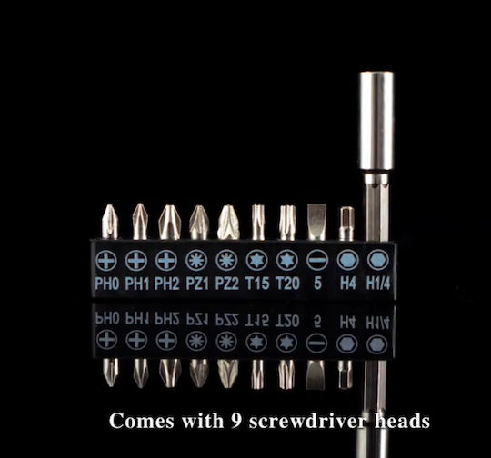 Αkkostar AK510524 Angle Battery Screwdriver 3.7V 1x1.5Ah
