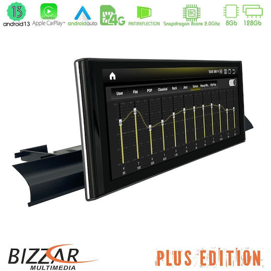 Bizzar Auto-Audiosystem für Audi A4 / A5 2023 (Bluetooth/USB/AUX/WiFi/GPS/Apple-Carplay/Android-Auto/Notenblätter) mit Touchscreen 10.25"