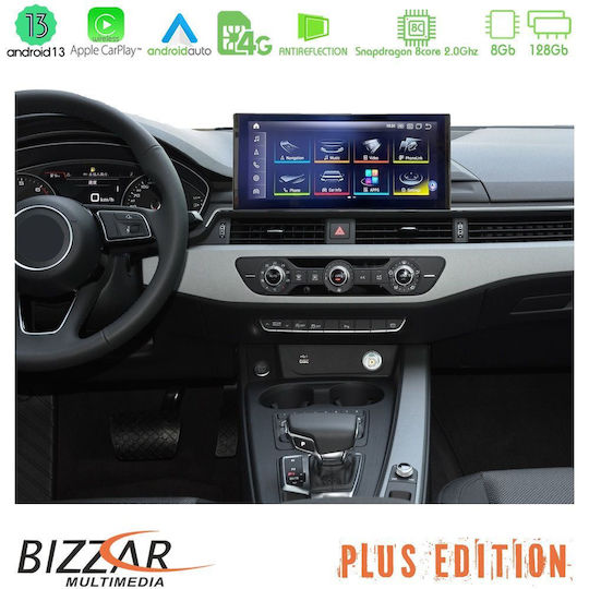 Bizzar Auto-Audiosystem für Audi A4 / A5 2023 (Bluetooth/USB/AUX/WiFi/GPS/Apple-Carplay/Android-Auto/Notenblätter) mit Touchscreen 10.25"