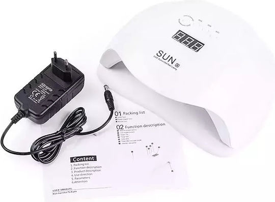 SUN ONE UV X Nail Polish Curing Lamp UV / LED 54W White