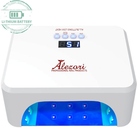 Alezori Лампа за изпичане на нокти UV / LED 60W Бял