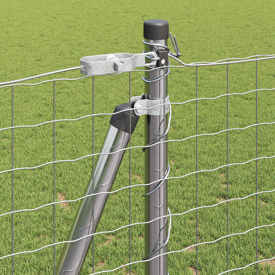 vidaXL Draht für Gartenzaun aus Stahl 3.2x3.2cm 52Stück Silver