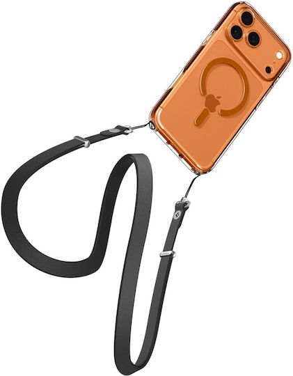Spigen Ultra Hybrid MagFit Rückseite Umschlag Silikon 2mm Transparent Orange (iPhone 17 Pro)