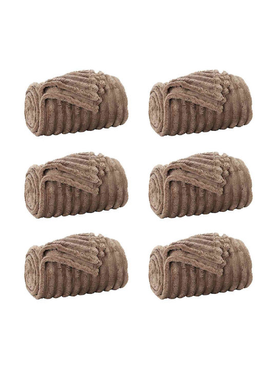 vidaXL Ριχτάρι Πολυθρόνας Fleece 200x150εκ. Καμηλοπάρδαλη