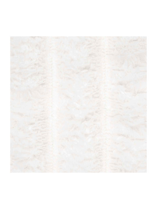 vidaXL Ριχτάρι Πολυθρόνας Fleece 150x130εκ. Λευκό