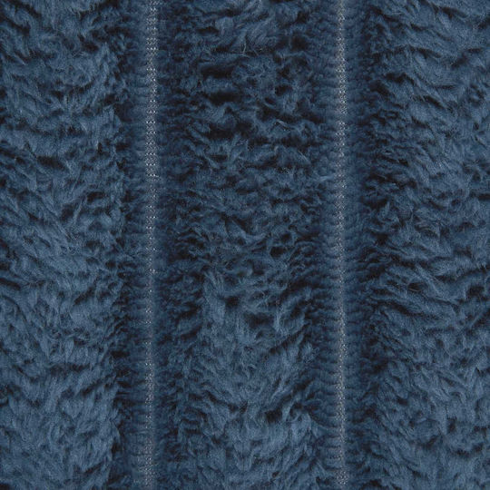 vidaXL Ριχτάρι Πολυθρόνας Fleece 150x130εκ. Σκούρο Μπλε