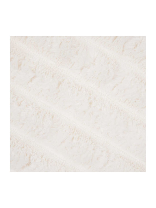 vidaXL Ριχτάρι Πολυθρόνας Fleece 150x130εκ. Κρεμ