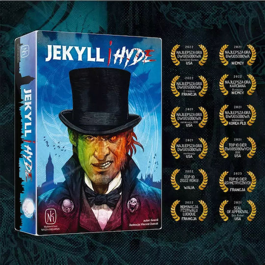 Board Game Jekyll and Hyde for 2 Players 10+ Years Old (PL) Nasza Ksiegarnia