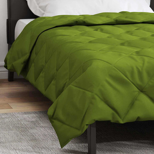 vidaXL Pătură Supraînălțată 220x140cm Verde