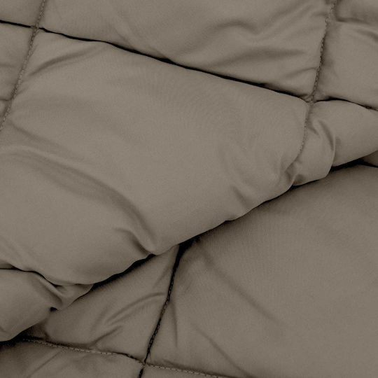 vidaXL Super King Blanket 220x155cm Light Gray