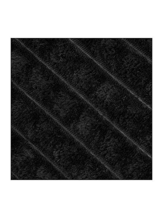 vidaXL Fleece Decke Doppel 200x150cm Schwarz