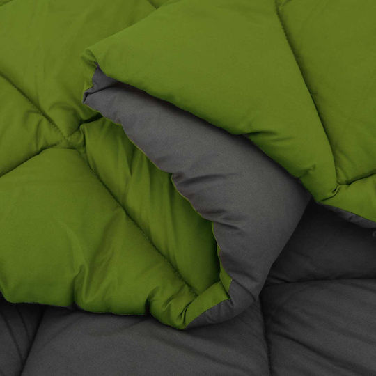 vidaXL Husă de Pilotă Dublă 200x200 Green, Anthracite