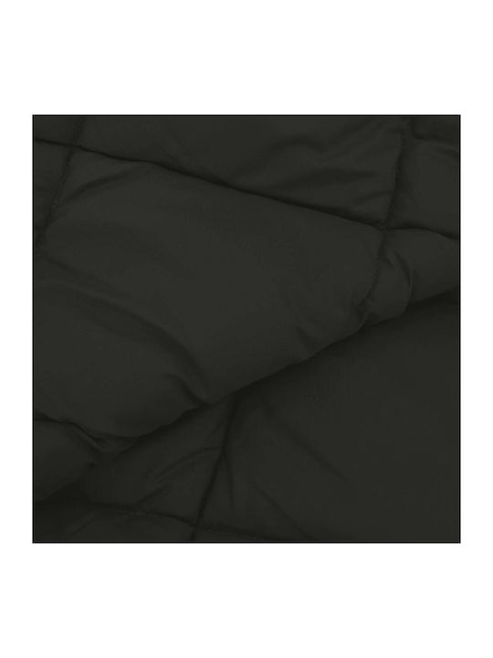 vidaXL Плик за Завивка Единичен 135x200 Черно